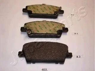 Колодки гальмівні (передні) Honda Civic VIII 05- (Lucas) JAPANPARTS PA403AF Купити в Україні