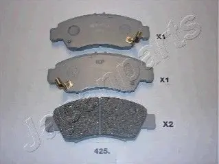 Колодки гальмівні (передні) Honda Civic V/VI 91-01/Jazz 02-08 JAPANPARTS PA425AF Купити в Україні