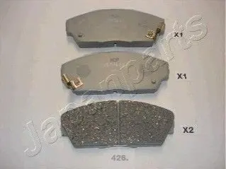 Гальмівні колодки, дискове гальмо (набір) JAPANPARTS PA-426AF Купити в Україні