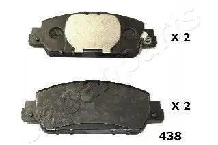 Колодки гальмівні (передні) Honda Accord IX/X 12-/HR-V 15 JAPANPARTS PA438AF Купити в Україні
