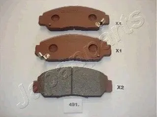 Колодки гальмівні (передні) Honda Accord/Civic 00- (Sumitomo) JAPANPARTS PA491AF Купити в Україні