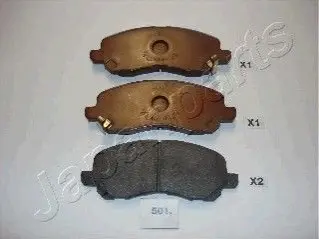 Тормозные колодки, дисковый тормоз.) JAPANPARTS PA501AF Купить в Украине
