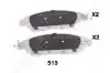 Фото Колодки гальмівні (передні) Nissan Pathfinder IV/Murano III 13- (Sumitomo) JAPANPARTS (PA513AF) зображення 1