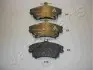Фото Колодки гальмівні (передні) Mitsubishi Carisma 95-06/Colt 04-13/Volvo V40/S40 95-06 JAPANPARTS (PA516AF) зображення 1