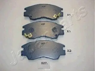 Гальмівні колодки, дискове гальмо (набір) JAPANPARTS PA527AF Купити в Україні