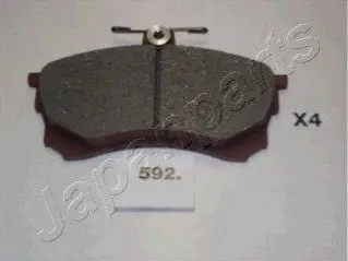Гальмівні колодки, дискове гальмо (набір) JAPANPARTS PA592AF Купити в Україні