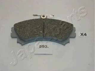 Колодки гальмівні (передні) Mitsubishi Colt 04-12/Carisma/Space Star/Volvo S40/V40 95-06/Smart 04 JAPANPARTS PA593AF Купити в Україні