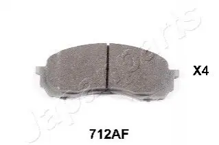 Колодки тормозные (передние) Mitsubishi Galant/Lancer -92 JAPANPARTS PA-712AF