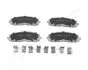 Колодки гальмівні (передні) Jeep Wrangler 2.0/2.2 17 JAPANPARTS (PA918AF) зображення 1
