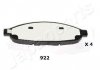 JAPANPARTS CHRYSLER Тормозные колодки перед Pacifica 3,5 AWD -06 PA-922AF