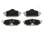 Фото Колодки тормозные (передні) Hyundai Galloper I/Sonata IV 91-03 (Mando) JAPANPARTS (PAH01AF) зображення 1