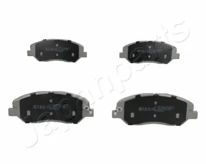 Колодки гальмівні (передні) Hyundai Santa Fe II/III/Genesis 06-/Kia Sorento/Ssangyong Korando 09 JAPANPARTS PAH14AF Купити в Україні