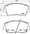 Фото KIA Комплект гальмівних колодок STINGER (CK) 2.0 T-GDI 17 JAPANPARTS (PA-K34AF) зображення 2
