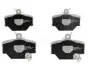 Фото Колодки гальмівні (передні) Smart Fortwo/Cabrio/City-Coupe 98- (Bosch) JAPANPARTS (PA-M00AF) зображення 1