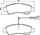 Фото Колодки гальмівні (задні) Citroen Jumper/Fiat Ducato/Peugeot Boxer 06- (+датчики) JAPANPARTS (PP0609AF) зображення 2