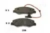 Фото Колодки гальмівні (задні) Renault Master III/Opel Movano/Nissan NV400 10- (+датчик)/(спарка) JAPANPARTS (PP106AF) зображення 1