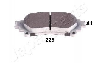 Тормозные колодки LEXUS T. RX 09- JAPANPARTS PP228AF