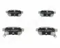 Колодки гальмівні (задні) Honda Civic V/VI 91-01/CRX II/Prelude III 87-92/Rover 93-05 PP404AF