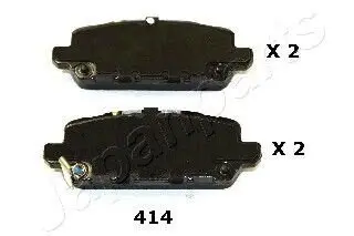 Колодки гальмівні (задні) Honda HR-V 1.5/1.8 16V 14 JAPANPARTS PP-414AF Купити в Україні