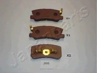 Тормозные колодки, дисковый тормоз.) JAPANPARTS PP505AF Купить в Украине