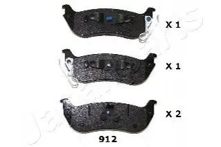 Тормозов. бревен. задн. CHRYSLER PACIFICA 03- JAPANPARTS PP-912AF Купить в Украине