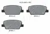 Фото Колодки гальмівні (задні) Hyundai Santa Fe 18 JAPANPARTS (PP-H15AF) зображення 2