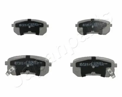 Колодки гальмівні (задні) Hyundai i10 07-16/Kia Picanto 04 JAPANPARTS PPK04AF Купити в Україні