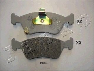 Гальмівні колодки, дискове гальмо (набір) JAPKO 50282