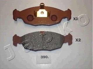 Гальмівні колодки, дискове гальмо (набір) JAPKO 50390 (фото 1)