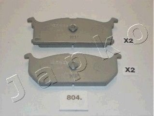 Гальмівні колодки, дискове гальмо (набір) JAPKO 50804