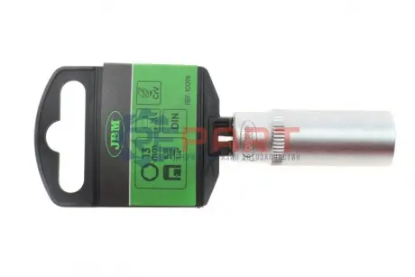 Головка торцева 1/4" 13 мм Long 50 мм JBM 10098