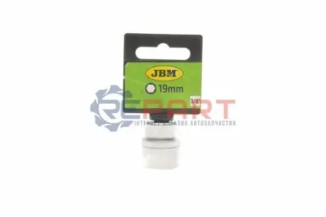 Головка торцева 3/8" 19 мм JBM 10249