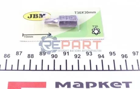 Бита Torx TP (M10xT30mm) JBM 10436 Купить в Украине