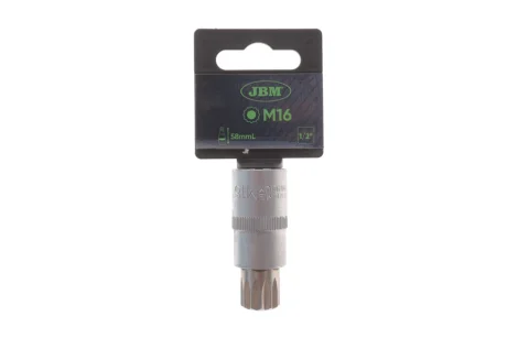 Головка 1/2" зі вставкою XZN TP 16 JBM 12029