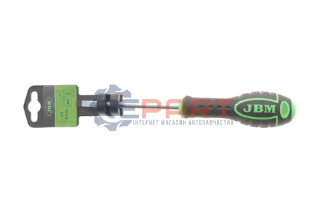 Викрутка із тріскачкою M6 та біти 12 од. JBM 15411