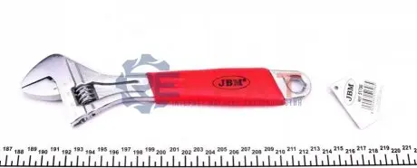 Ключ розвідний 0-32 мм 8" L-208 мм JBM 51796 Купити в Україні