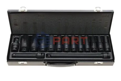 Набір ударних головок PRO Impact 3/4" 17-32 мм 9 шт. JBM 52346 Купити в Україні