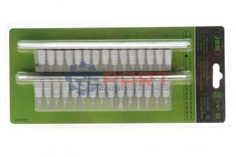 Набір головок 1/4" зі вставками комбінованими 30 од. JBM 52908