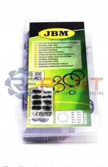 Набор колец стопорных (300шт) JBM 53383 Купити в Україні