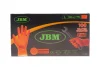 Рукавиці нітрилові (L) 100 шт. 7 mil (помаранчеві Diamond texture) JBM (53552) зображення 1