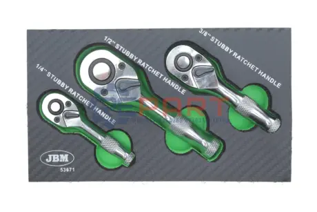 Тріскачка 1/4" 72 зубця 150 мм JBM 53671