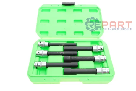 Набір головок 1/2" зі вставками E-STNDRT 6 од. Torx JBM 53915
