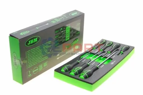 Набір викруток Torx/PH/PZ/SL 6 од. JBM 53944 Купити в Україні