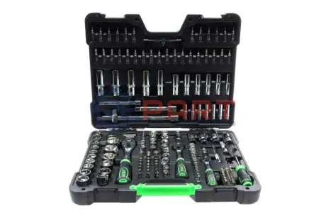 Набор шестигранных насадок (179 предметов) (хромированные).) JBM 54046 Купить в Украине