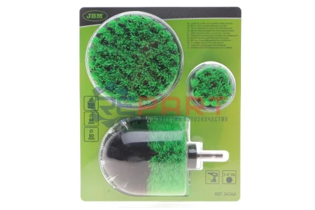 Набір щіток 1/4” d=50 mm/88 mm/100 mm 3 од. JBM 54346 Купити в Україні