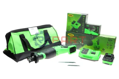 Шабельна пила 4.0Ah Li-ion 2x + зарядка 20V JBM PROMO-60019 Купити в Україні