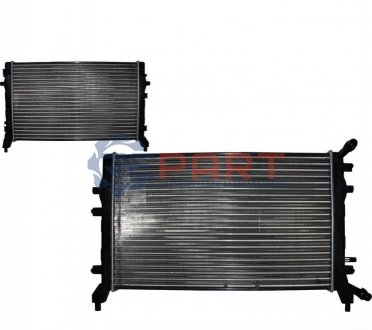 Радиатор охлаждения Golf V/VI/Octavia/Caddy/Passat B6 07- (625x408x18) - (1K0121251BN, 1K0121251CM) JP GROUP 1114208000
