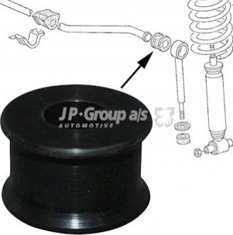 Втулка стабілізатора переднього зовн T3 -92 (19mm) JP GROUP 1140602800 (фото 1)
