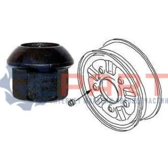 Гайка колеса M14x1,5mm ключ 19 JP GROUP 1160400600 Купити в Україні