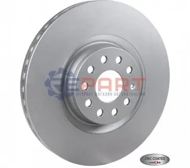 Диск тормозной (передний) Audi A3/Skoda Octavia/VW Golf 13-/Passat 08- (340x30)(с покрытием)(вент.) JP GROUP 1163114400 Купить в Украине